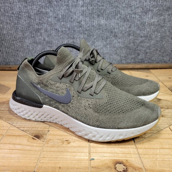 Nike Epic React Flyknit Olive AQ0067-300 Running CrossFit Training C4 - Sz 11